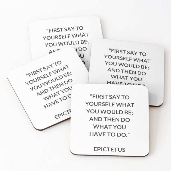 Item preview, EPICTETUS  Stoic Philosophy Quote - words of wisdom designed and sold by Inspirationmotivation.