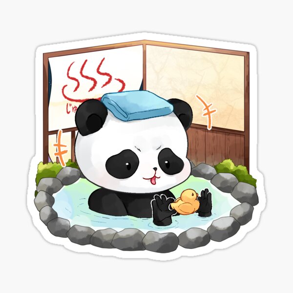 "jjk panda Unofficial" Sticker for Sale by comatorstudio | Redbubble