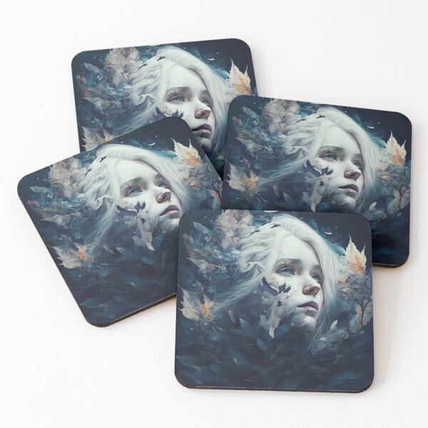 Item preview, Girl in winter with leaves designed and sold by Ahmed farouk.