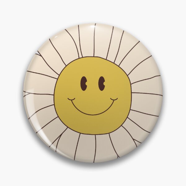 Item preview, Retro Flower Smiling designed and sold by Getsomecakes ⭐⭐⭐⭐⭐.