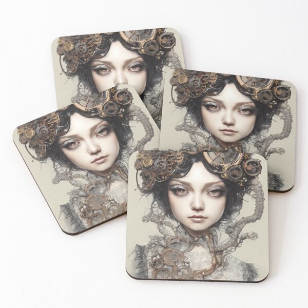 Item preview, Aaliyah Steampunk Girl Portrait  designed and sold by Kamiri.