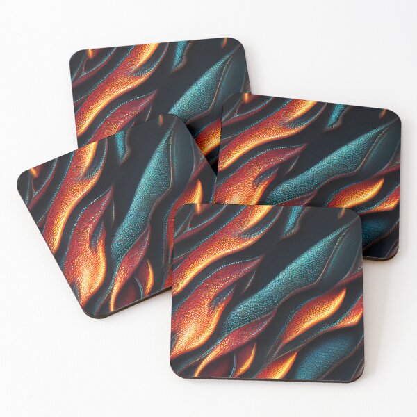 Item preview, Dragon skin in wavy colors designed and sold by Ahmed farouk.
