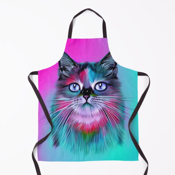 Item preview, Rainbow cute cat artwork designed and sold by The Love Quill.