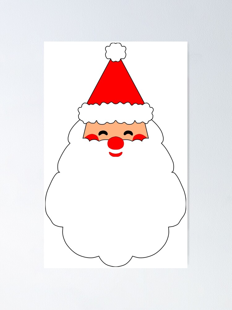 Santa Claus Or Father Christmas Merry Christmas Vector Concept Red