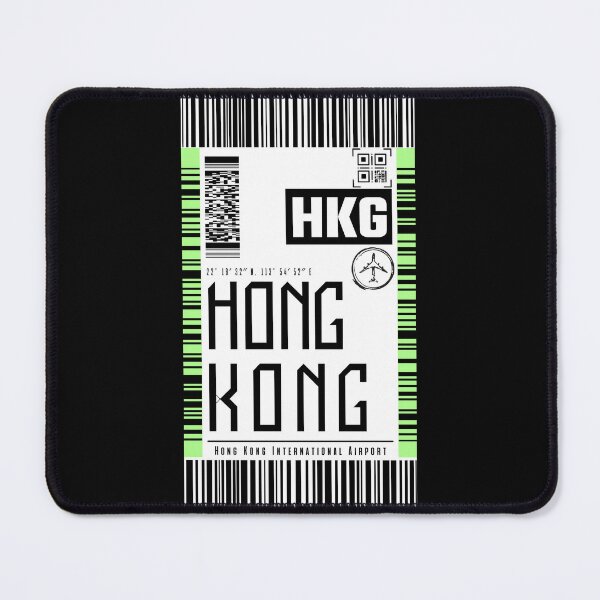 Item preview, HONG KONG boarding pass luggage stickers designed and sold by LeddsoDello.