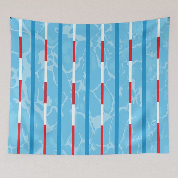 Item preview, Swimmer - Pool Lanes designed and sold by kspfeif.