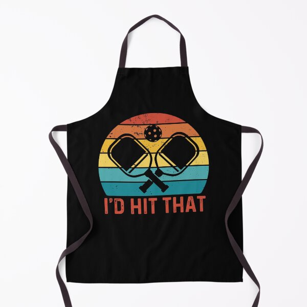 Item preview, I'd Hit That Pickleball Paddle Vintage Retro designed and sold by Echo Dusk.