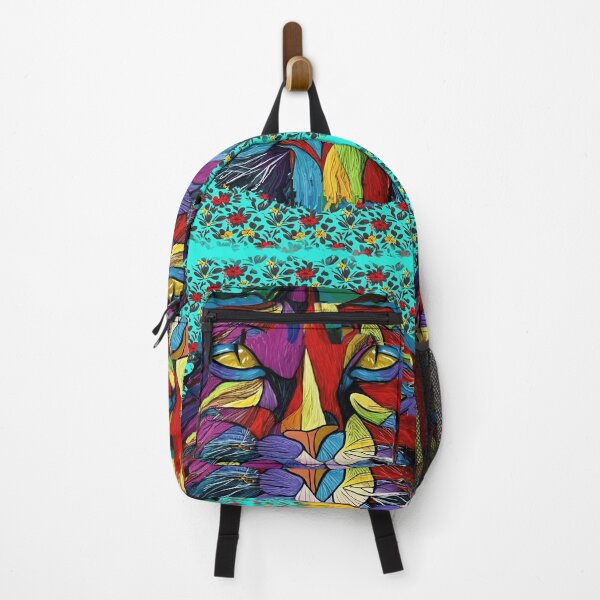 Item preview, ABSTRACT LION FACE WITH FLORAL designed and sold by Ramzadeen.