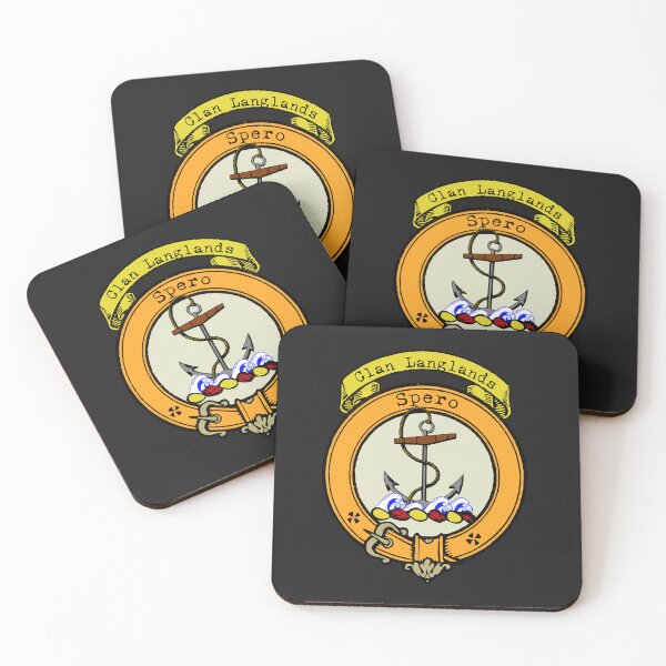 Item preview, Langlands Clan Surname crest designed and sold by BagTown Clans.