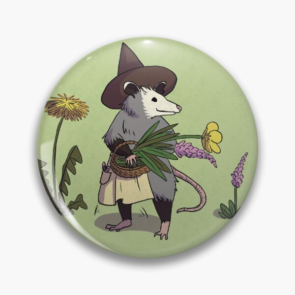 Item preview, Garden Possum Witch designed and sold by KrystaThomasArt.