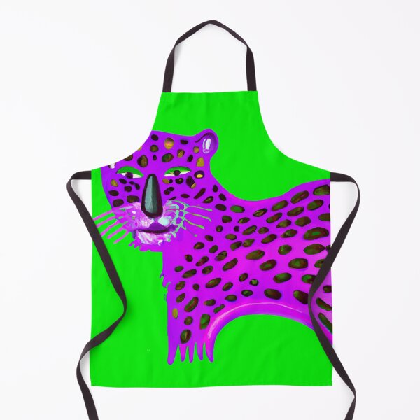 Item preview, Purple Cheetah Watercolor AI Generated Art designed and sold by rpvga.