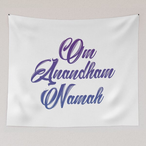 Item preview, Om Anandham Namah (gradient) designed and sold by didijuca.