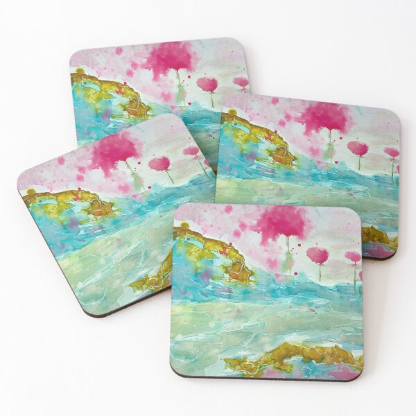 Item preview, Cotton Candy Abstract Landscape #7 designed and sold by SarahbytheLake.