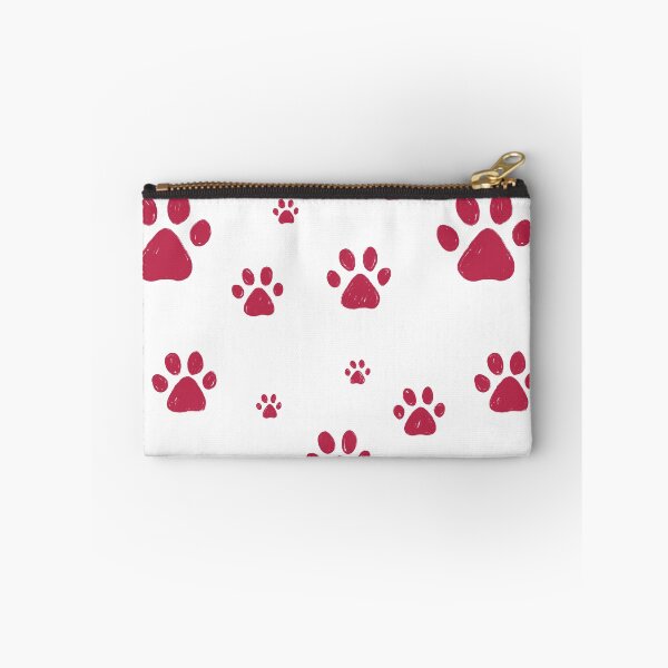 Item preview, Pet paws pattern. Viva magenta color 2023 designed and sold by Aleksse.
