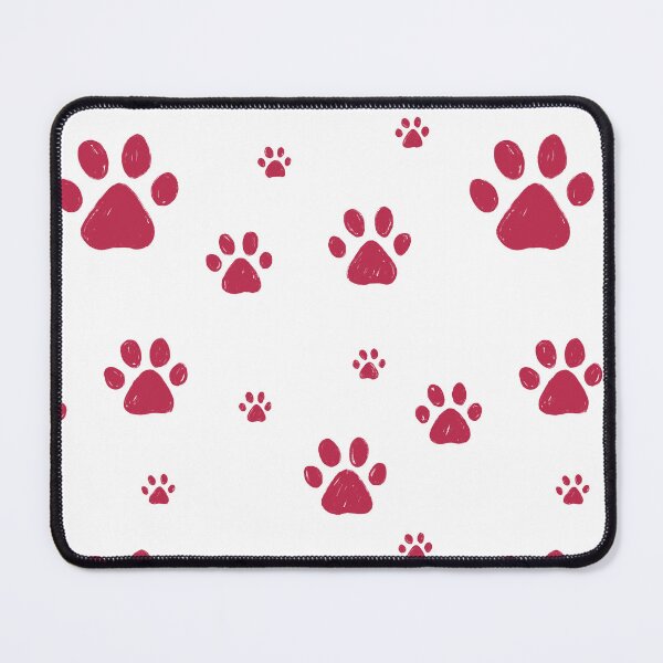 Item preview, Pet paws pattern. Viva magenta color 2023 designed and sold by Aleksse.
