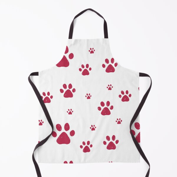 Item preview, Pet paws pattern. Viva magenta color 2023 designed and sold by Aleksse.