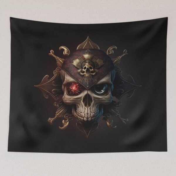 Item preview, Space pirate Skull designed and sold by SerhiiArt.