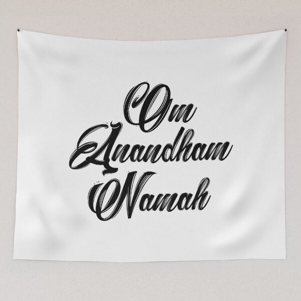 Item preview, Om Anandham Namah (black) designed and sold by didijuca.
