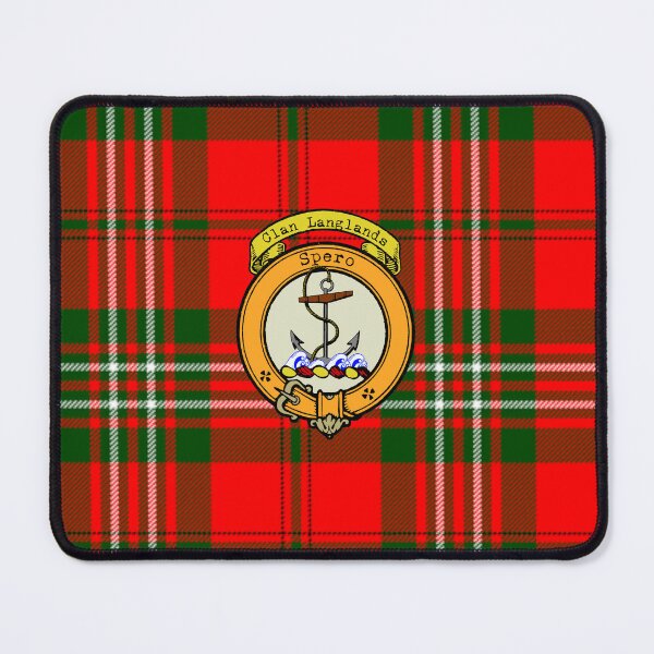 Item preview, Langlands Scottish Tartan and Crest designed and sold by BagTown Clans.