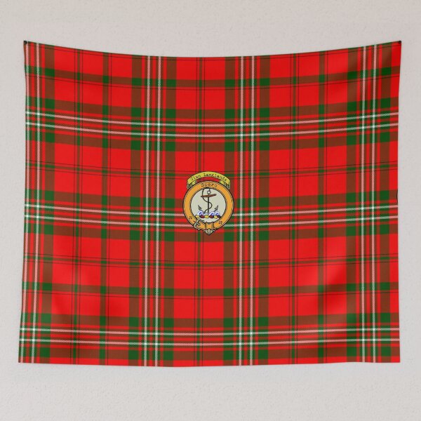 Artikelvorschau, Langlands schottischer Tartan und Wappen entworfen und verkauft von BagTown Clans.