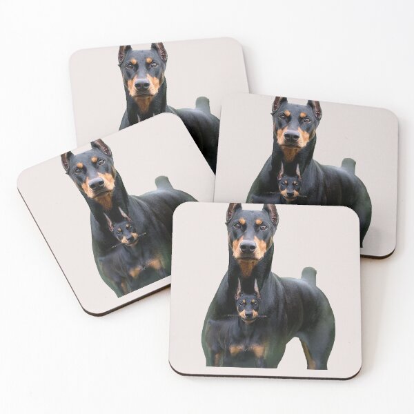 Item preview, doberman and his son designed and sold by The Enthousiaste.