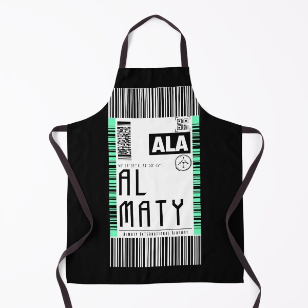 Item preview, ALMATY boarding pass luggage stickers designed and sold by LeddsoDello.