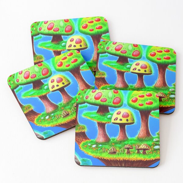 Item preview, Cozy Mushroom World | Fantacy Shrooms designed and sold by SchlossInspire.