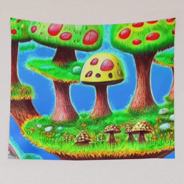 Item preview, Cozy Mushroom World | Fantacy Shrooms designed and sold by SchlossInspire.