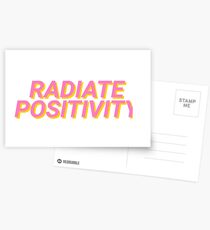 radiate positivity Postcards