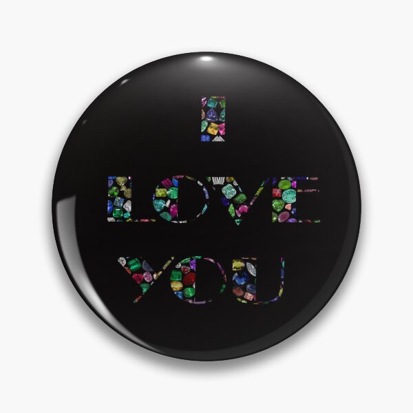 Item preview, I Love You made with Gemstones designed and sold by DigitalGemArt.
