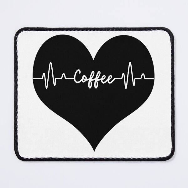 Item preview, Heart Beats for Coffee designed and sold by GoblinBoutique.