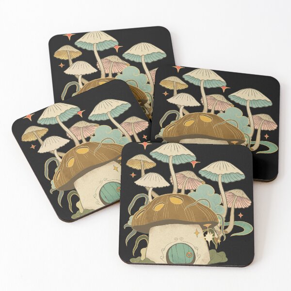 Item preview, Cozy Mushroom World | Fantacy Shrooms designed and sold by SchlossInspire.