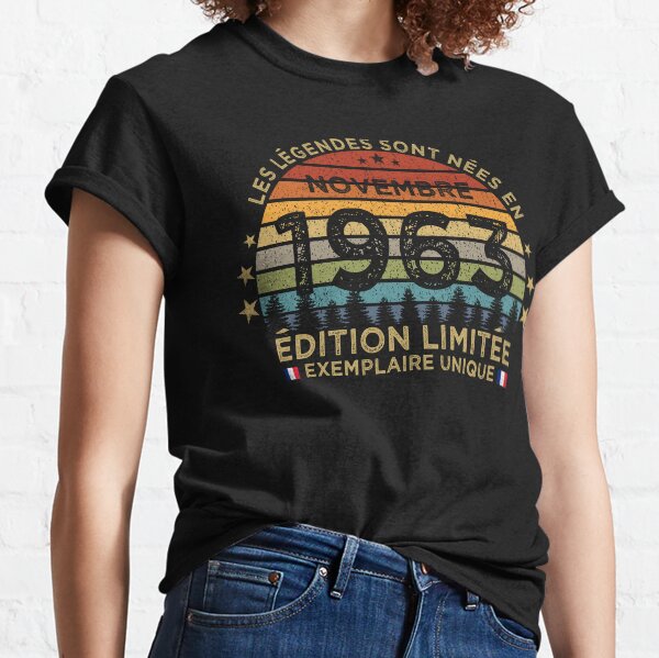 Tee shirt anniversaire online 60 ans