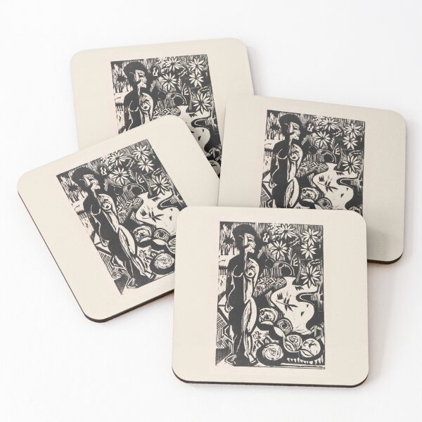 Item preview, Ernst Ludwig Kirchner Stilleben mit Plastik (1925) designed and sold by TeeARTHY.