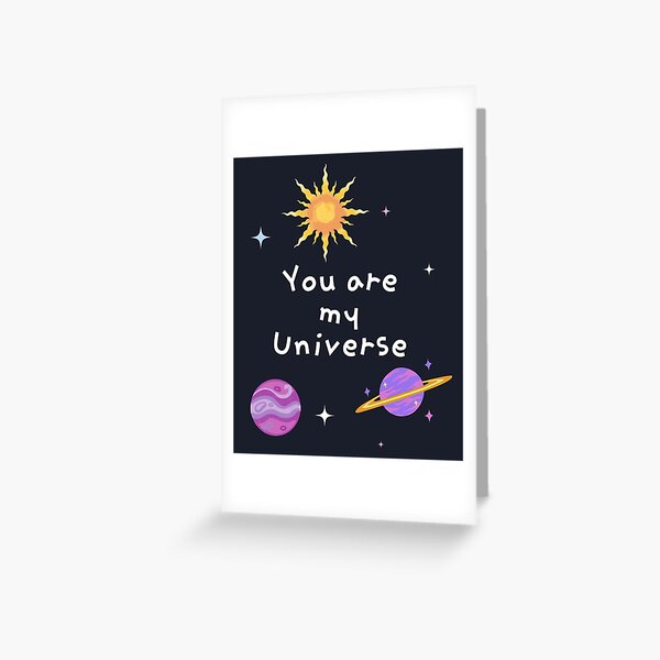Item preview, You Are My Universe designed and sold by Lounaadam.