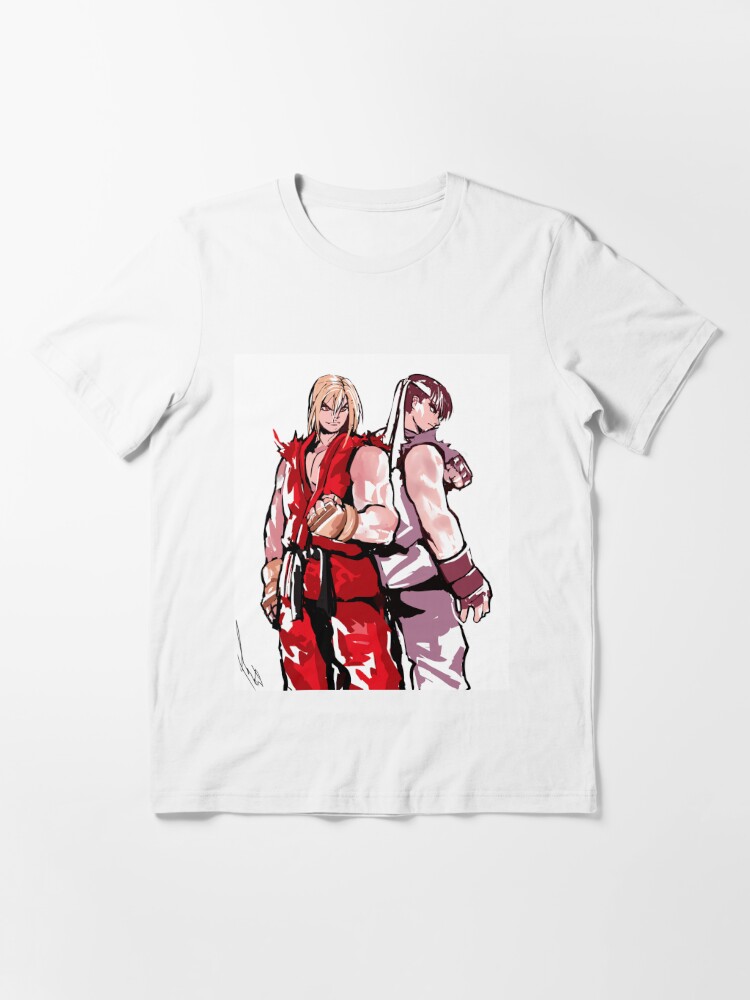 Street Fighter 4 Ken and Ryu Youth Boys Red T-Shirt-Small