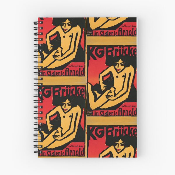 Item preview, Ernst Ludwig Kirchner  Poster for the exhibition for the artists’ group ‘Die Brücke’ at the Arnold Gallery Dresden (1910) designed and sold by TeeARTHY.