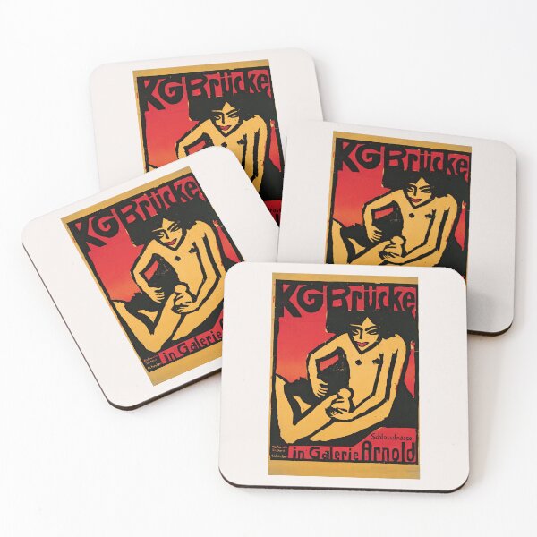 Item preview, Ernst Ludwig Kirchner  Poster for the exhibition for the artists’ group ‘Die Brücke’ at the Arnold Gallery Dresden (1910) designed and sold by TeeARTHY.