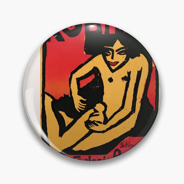 Item preview, Ernst Ludwig Kirchner  Poster for the exhibition for the artists’ group ‘Die Brücke’ at the Arnold Gallery Dresden (1910) designed and sold by TeeARTHY.