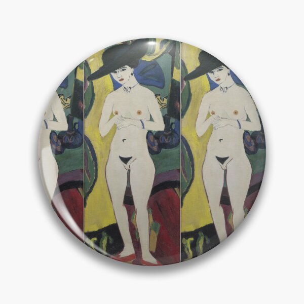 Item preview, Ernst Ludwig Kirchner Nude with Hat  designed and sold by TeeARTHY.