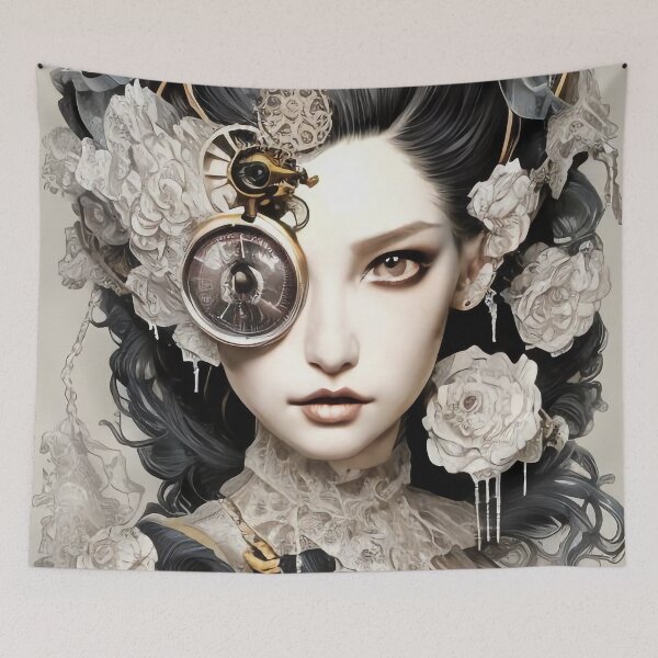 Item preview, Adeline Steampunk Girl Portrait  designed and sold by Kamiri.