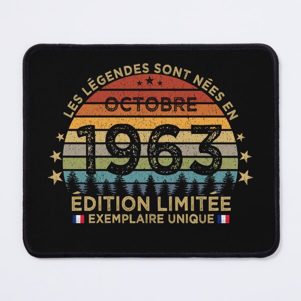 Item preview, Anniversaire 60 Ans Les Legendes Sont Nees en Octobre 1963 designed and sold by cssdru.