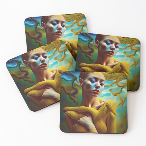 Item preview, Bold Woman Portrait with Abstracted Elements designed and sold by artmanikin.