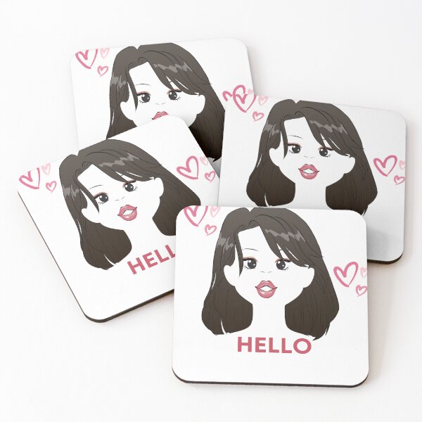 Item preview, Cute Girl Saying Hello designed and sold by DesignsbyDemand.