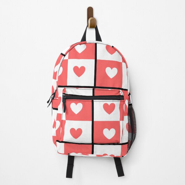 Item preview, Cute heart Pattern- red and white hearts designed and sold by Yarafantasyart.