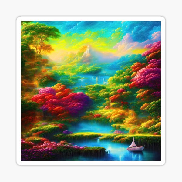 Abstract Art | Deep Style abstraction Sticker