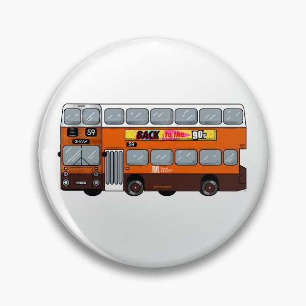 Item preview, Greater Manchester Transport orange 1980s-1990s bus flux system designed and sold by jimmy-digital.