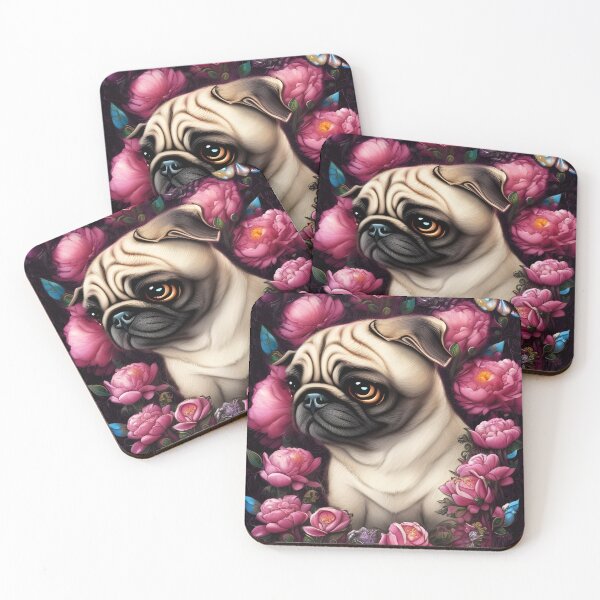 Item preview, Pugs in Wonderland - I Pug You  designed and sold by kosmicfairytale.