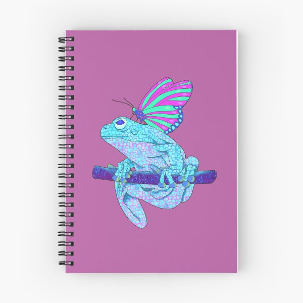 Item preview, Fantasy Blue Frog Spirit Animal with Butterfly designed and sold by LaRoach Digital Arts.