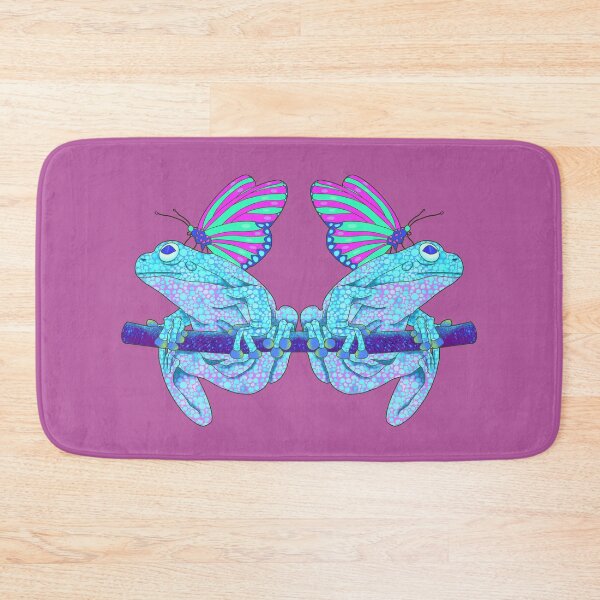 Item preview, Fantasy Blue Frog Spirit Animal with Butterfly designed and sold by LaRoach Digital Arts.